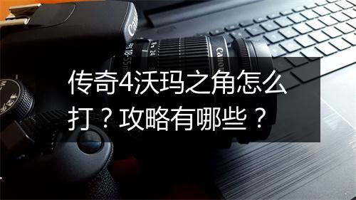 传奇4沃玛之角怎么打？攻略有哪些？