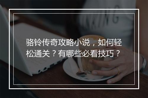 骆铃传奇攻略小说，如何轻松通关？有哪些必看技巧？