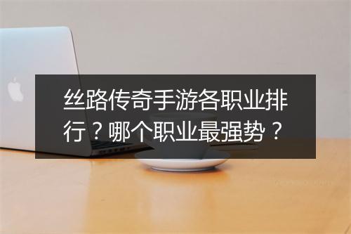 丝路传奇手游各职业排行？哪个职业最强势？