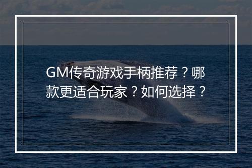GM传奇游戏手柄推荐？哪款更适合玩家？如何选择？