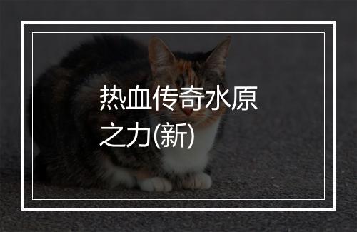 热血传奇水原之力(新)