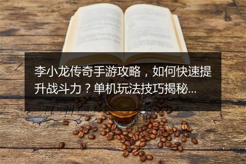 李小龙传奇手游攻略，如何快速提升战斗力？单机玩法技巧揭秘！