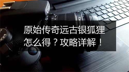 原始传奇远古银狐狸怎么得？攻略详解！