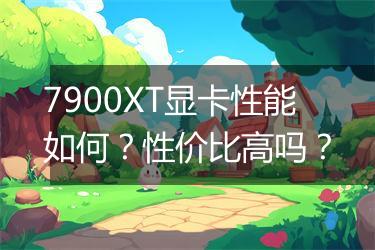 7900XT显卡性能如何？性价比高吗？