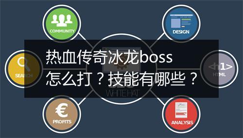 热血传奇冰龙boss怎么打？技能有哪些？