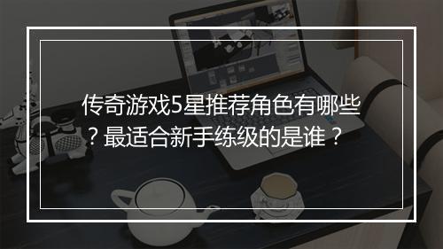 传奇游戏5星推荐角色有哪些？最适合新手练级的是谁？