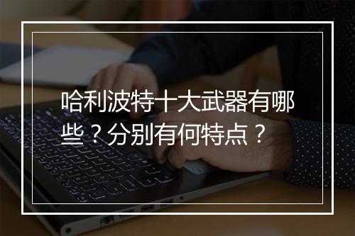 哈利波特十大武器有哪些？分别有何特点？