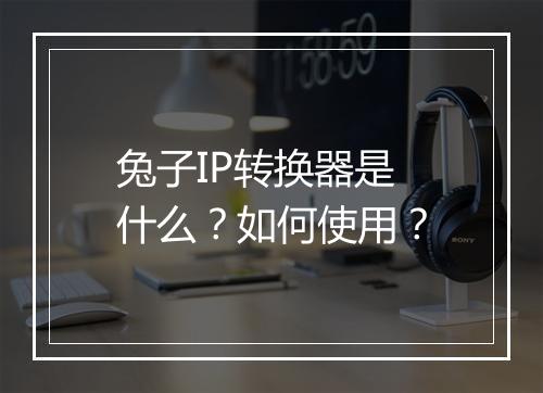 兔子IP转换器是什么？如何使用？