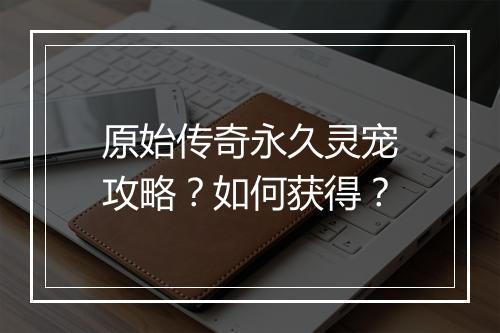 原始传奇永久灵宠攻略？如何获得？