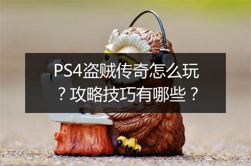 PS4盗贼传奇怎么玩？攻略技巧有哪些？
