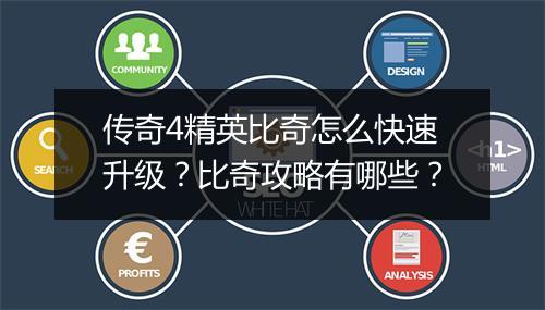 传奇4精英比奇怎么快速升级？比奇攻略有哪些？