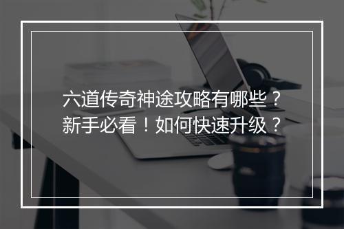 六道传奇神途攻略有哪些？新手必看！如何快速升级？