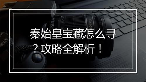 秦始皇宝藏怎么寻？攻略全解析！