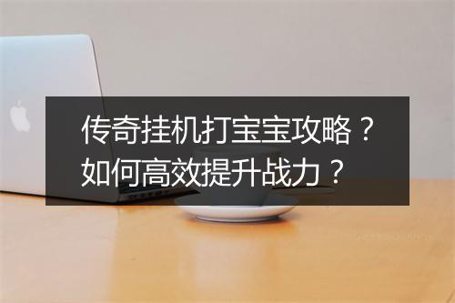 传奇挂机打宝宝攻略？如何高效提升战力？