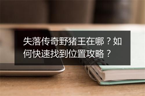 失落传奇野猪王在哪？如何快速找到位置攻略？