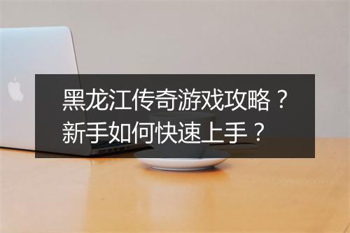 黑龙江传奇游戏攻略？新手如何快速上手？