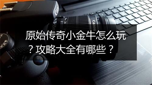 原始传奇小金牛怎么玩？攻略大全有哪些？