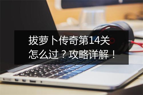 拔萝卜传奇第14关怎么过？攻略详解！