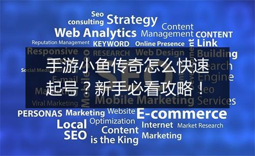 手游小鱼传奇怎么快速起号？新手必看攻略！