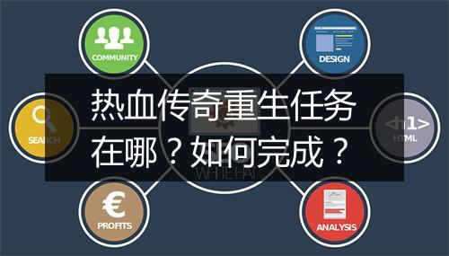 热血传奇重生任务在哪？如何完成？