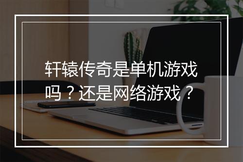 轩辕传奇是单机游戏吗？还是网络游戏？