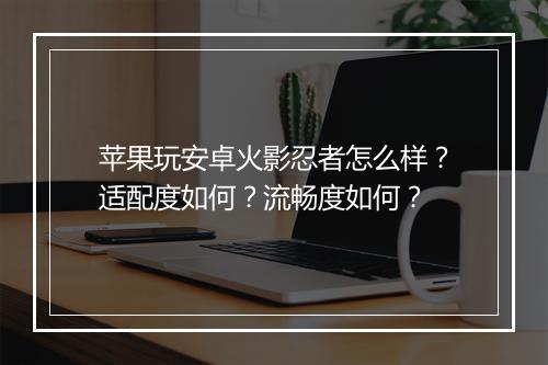 苹果玩安卓火影忍者怎么样？适配度如何？流畅度如何？