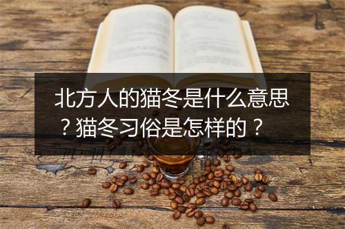 北方人的猫冬是什么意思？猫冬习俗是怎样的？