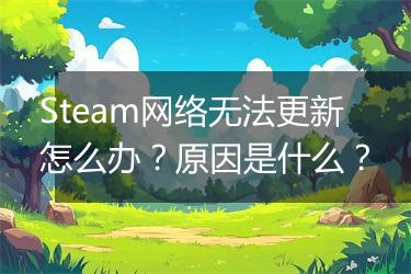 Steam网络无法更新怎么办？原因是什么？