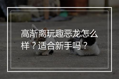 高渐离玩趣恶龙怎么样？适合新手吗？