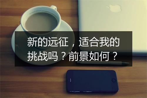 新的远征，适合我的挑战吗？前景如何？