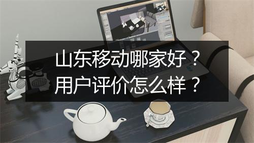 山东移动哪家好？用户评价怎么样？
