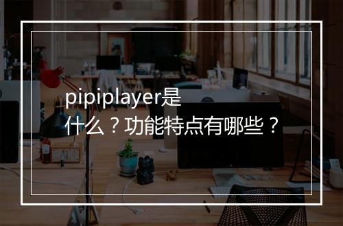 pipiplayer是什么？功能特点有哪些？