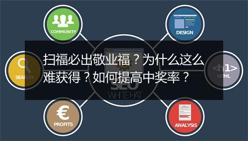 扫福必出敬业福？为什么这么难获得？如何提高中奖率？