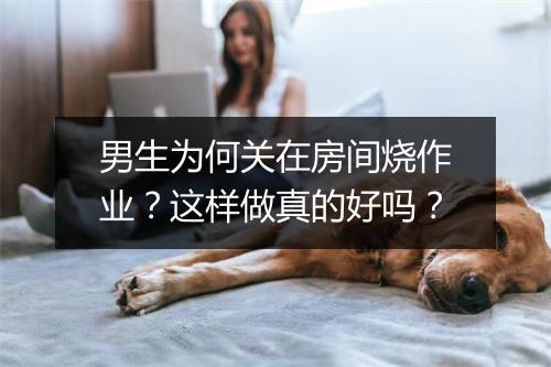 男生为何关在房间烧作业？这样做真的好吗？
