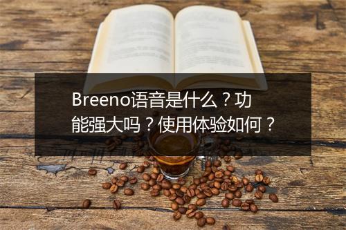 Breeno语音是什么？功能强大吗？使用体验如何？