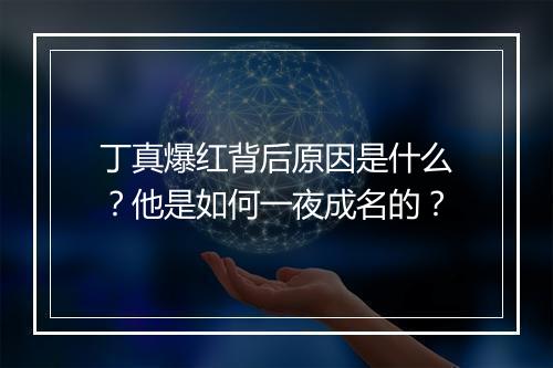 丁真爆红背后原因是什么？他是如何一夜成名的？
