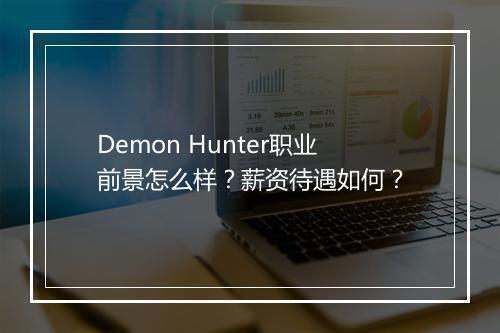 Demon Hunter职业前景怎么样？薪资待遇如何？