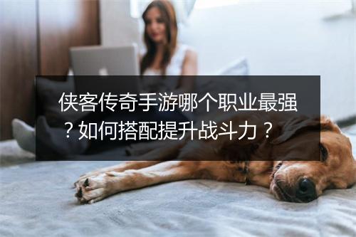 侠客传奇手游哪个职业最强？如何搭配提升战斗力？