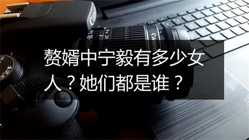 赘婿中宁毅有多少女人？她们都是谁？