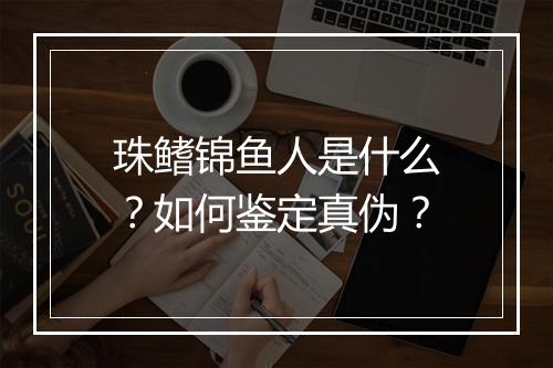 珠鳍锦鱼人是什么？如何鉴定真伪？