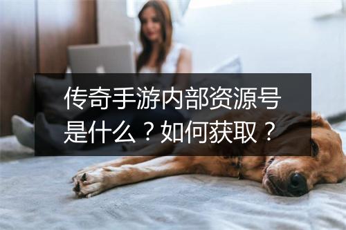 传奇手游内部资源号是什么？如何获取？