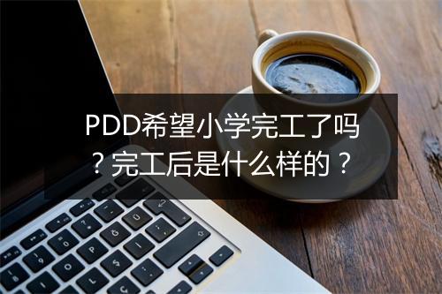 PDD希望小学完工了吗？完工后是什么样的？