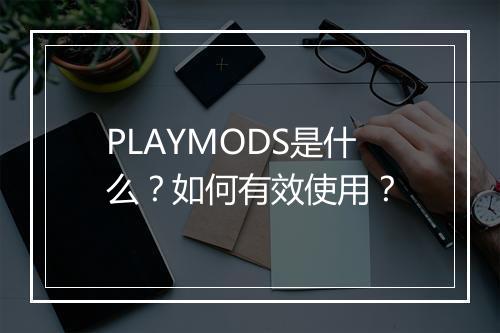 PLAYMODS是什么？如何有效使用？