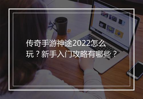 传奇手游神途2022怎么玩？新手入门攻略有哪些？