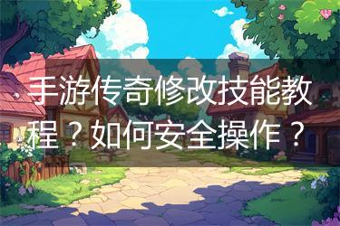手游传奇修改技能教程？如何安全操作？