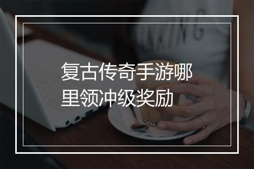 复古传奇手游哪里领冲级奖励