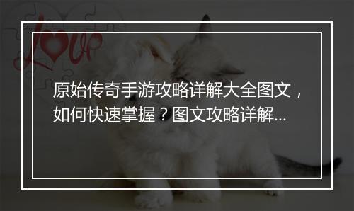 原始传奇手游攻略详解大全图文，如何快速掌握？图文攻略详解！