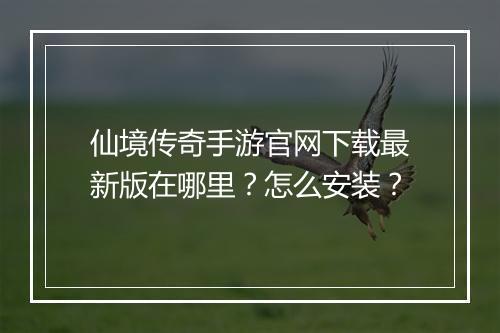 仙境传奇手游官网下载最新版在哪里？怎么安装？
