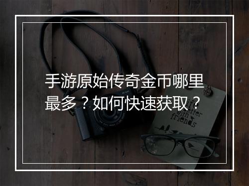 手游原始传奇金币哪里最多？如何快速获取？