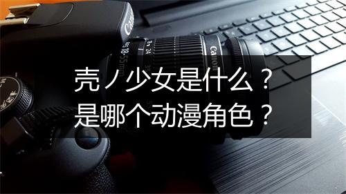 壳ノ少女是什么？是哪个动漫角色？